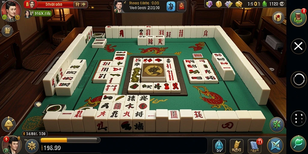 Tampilan gameplay Mahjong yang menawan dan penuh tantangan.