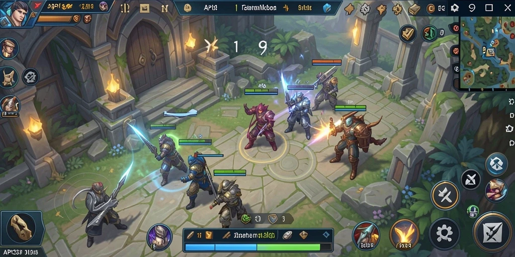 Tampilan gameplay mendebarkan dan strategis dari API33