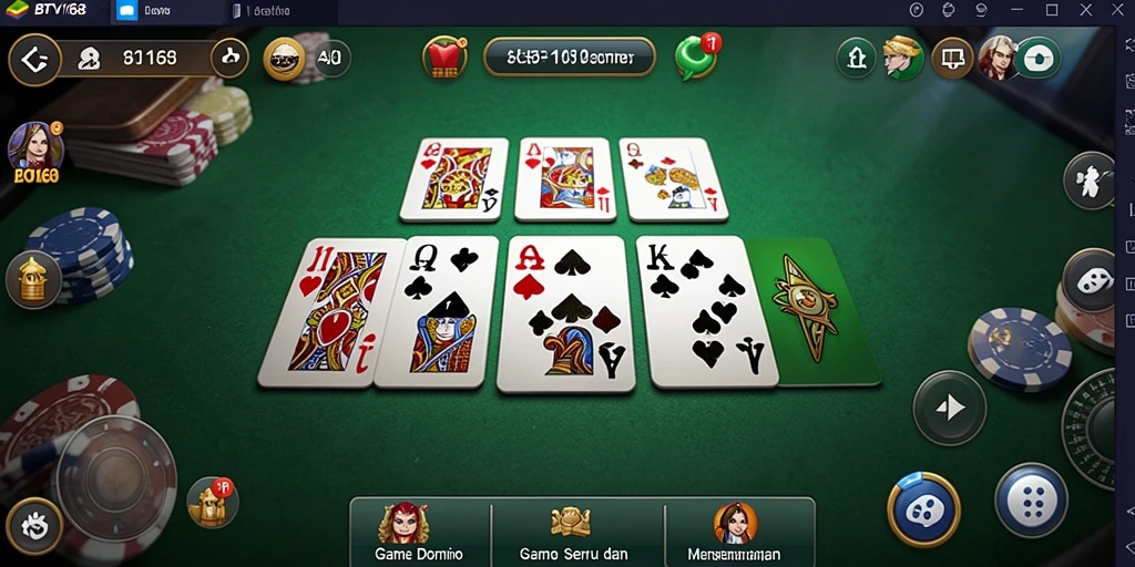 Tampilan gameplay seru BTV168 dengan banyak pemain terlibat.