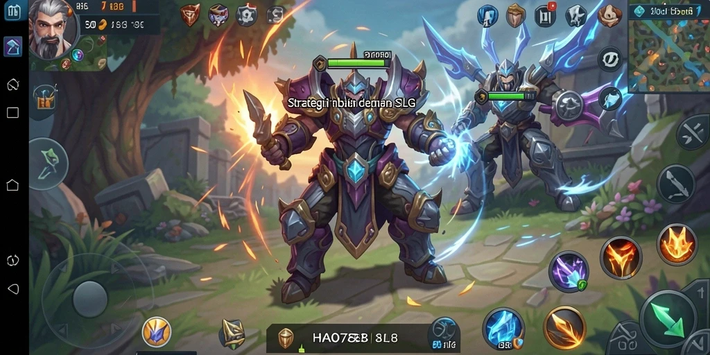 Tangkapan layar HAO788 menunjukkan pertempuran epik dalam game SLG.