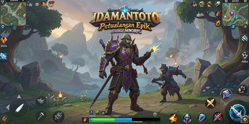 Tampilan gameplay menakjubkan di dunia <strong>IDAMANTOTO</strong> yang memikat.