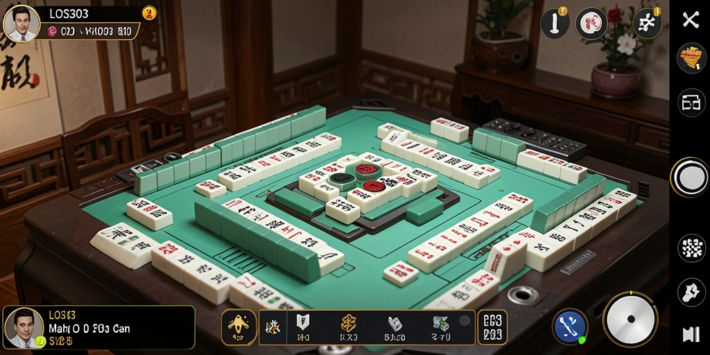 Tampilan gameplay menarik dari LOS303 yang menyajikan Mahjong dengan grafis menawan.