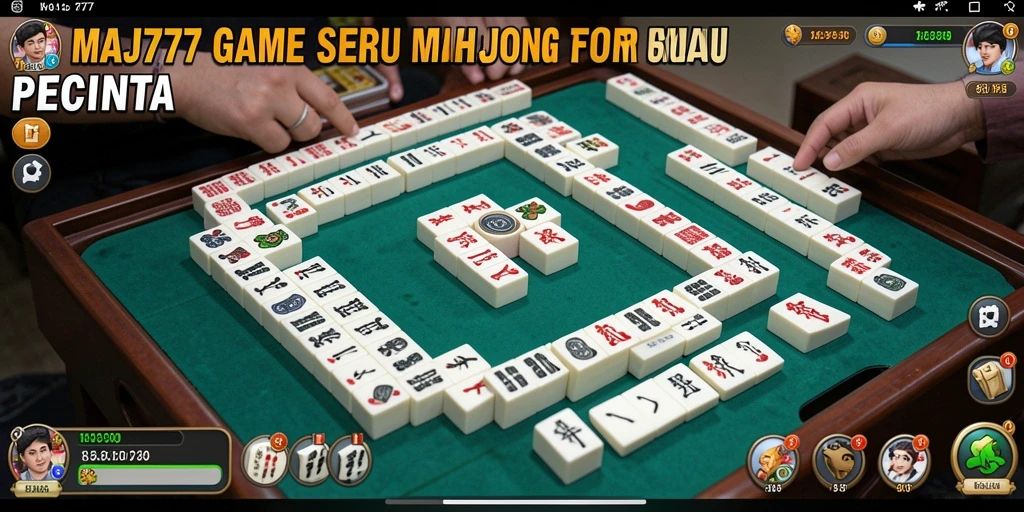 Tampilan gameplay seru Mahjong di MAJ777