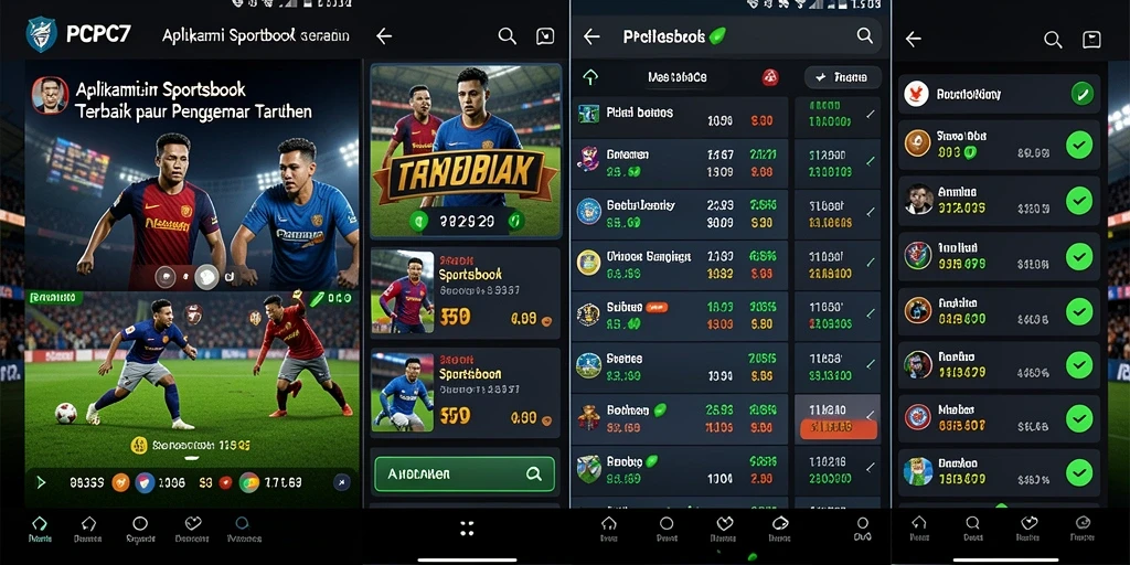 Screenshot utama PCPC7 yang menunjukkan gameplay menarik dalam taruhan olahraga.