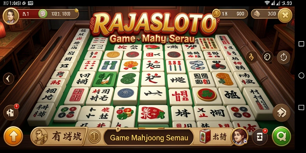Tampilan gameplay seru dari RAJASLOTO dengan grafis menawan.