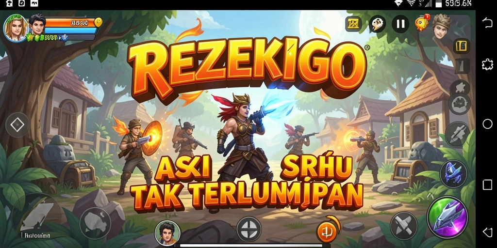 Screenshot gameplay REZEKIGO menampilkan aksi seru dan mendebarkan.