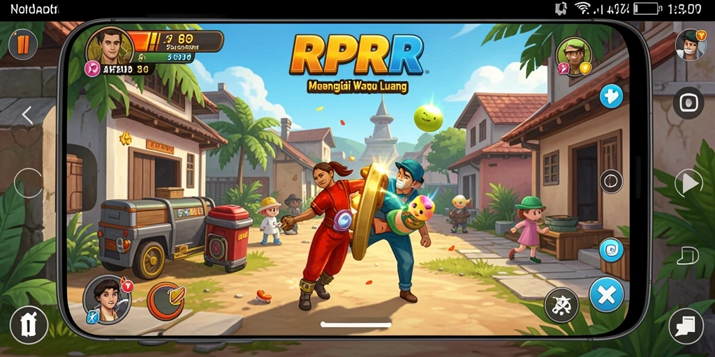 Tampilan gameplay yang seru dan menghibur di RPRR.
